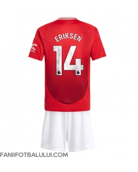 Manchester United Christian Eriksen #14 Echipament de Fotbal Replică 2024-25 Copii Acasa (+ Șorturi)